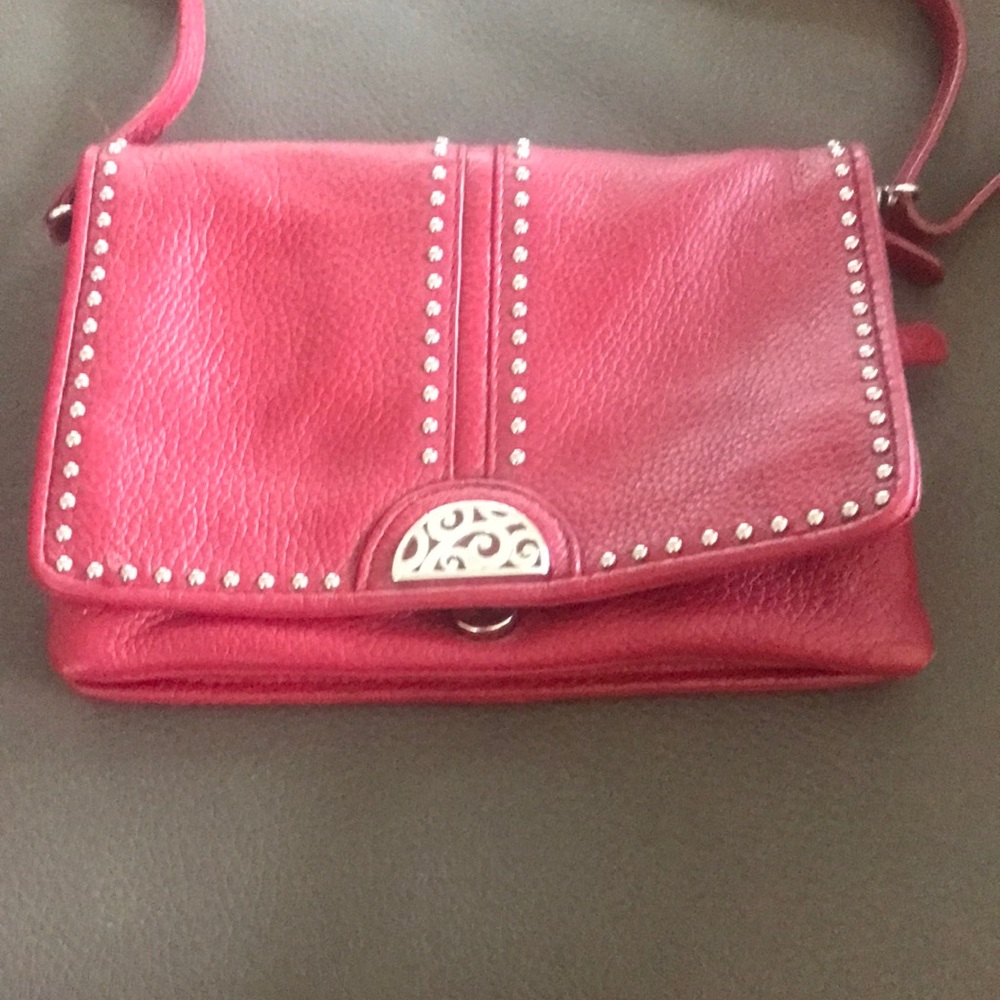Red leather Brighton purse/handbag.